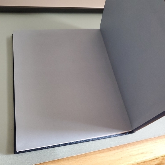 Hardbound leather like notebook journal - Picture 4 of 9